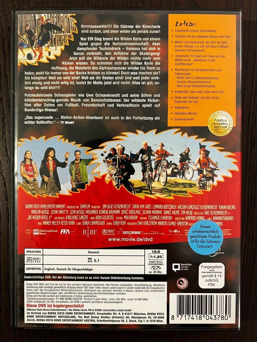 Tutti i DVDs: Die wilden Kerle 2 – Usato da Zürich venduto da FilmFreunde 1