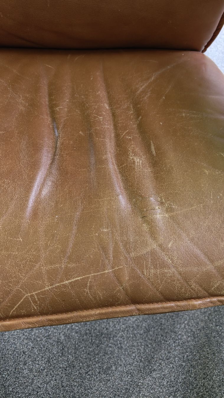 Ikea Poltrone: IKEA POÄNG SESSEL Holz, Leder Braun – Usato da Winterthur venduto da Daniwobistdu 4