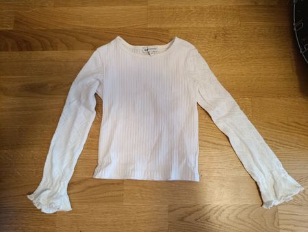 Langarmshirt weiss Grösse 110 guter Zustand