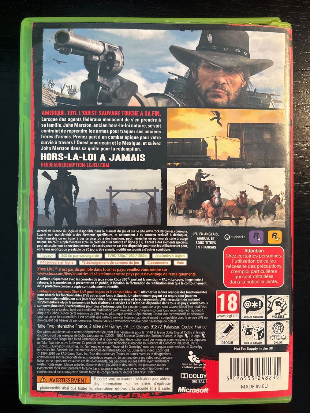 Giochi: Jeu Xbox 360 Red Dead Redemption Occasion – Usato da Villaz-St-Pierre venduto da mon_t2fn 2