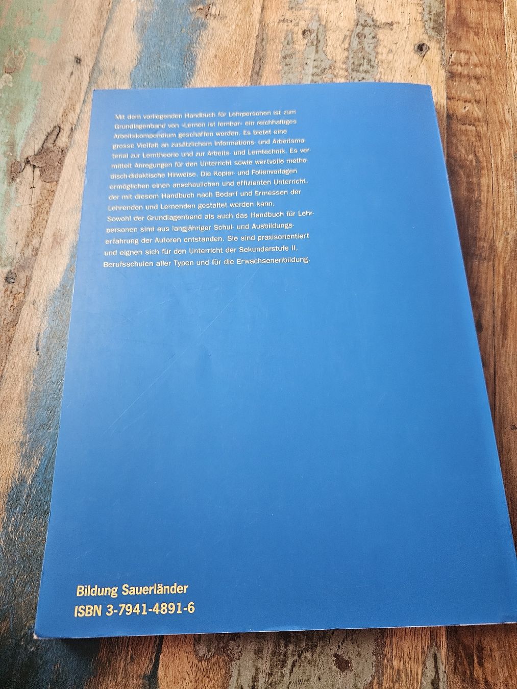 Libri: Lernen ist lernbar - Handbuch – Usato da Meisterschwanden venduto da Luluku 2