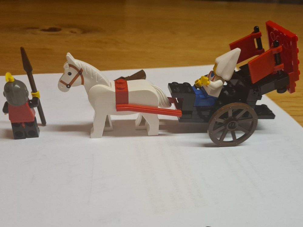 Lego Kutsche Ritter mit Prinzessin und Schatzkiste 6023 (Gebraucht) in ...