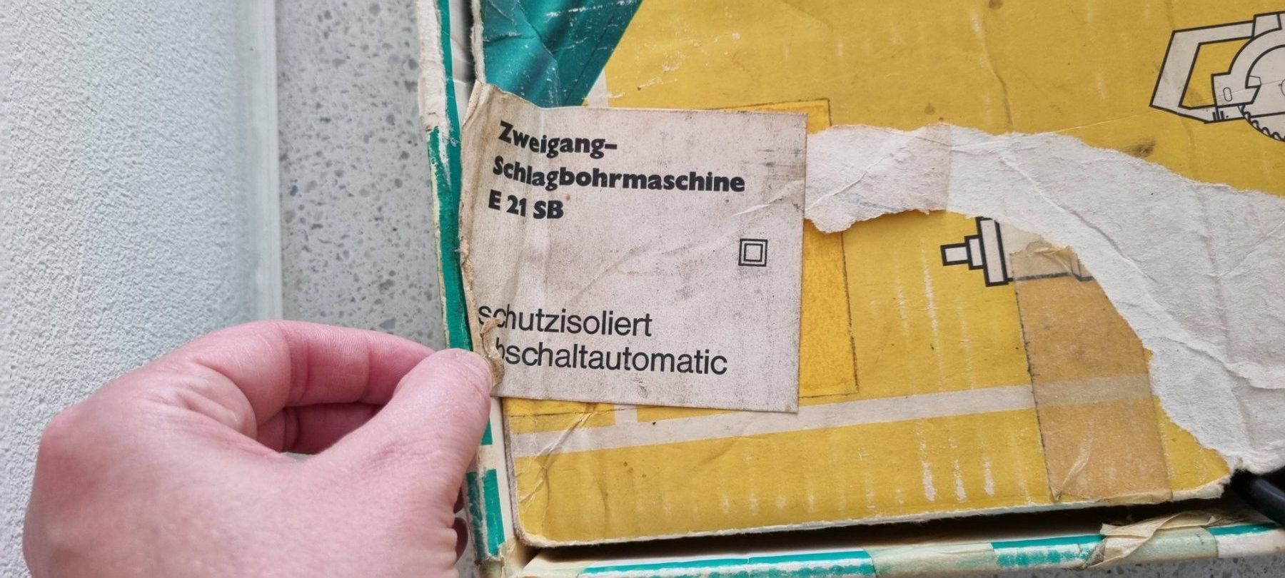 Bosch Trapani: Vintage Schlagbohrmaschine Bosch E21 SB – Usato da Derendingen venduto da Rider3 1