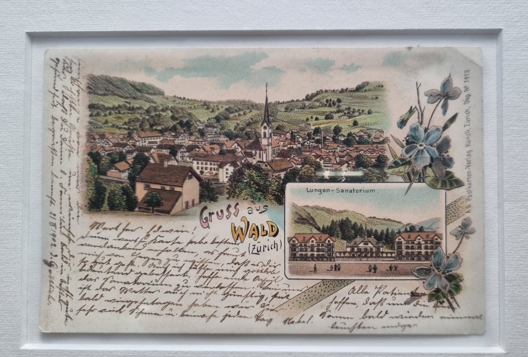 Cartoline postali: Gruss aus Wald, Postkarte – Nuovo (secondo la descrizione) da Zürich venduto da Reimann3 1