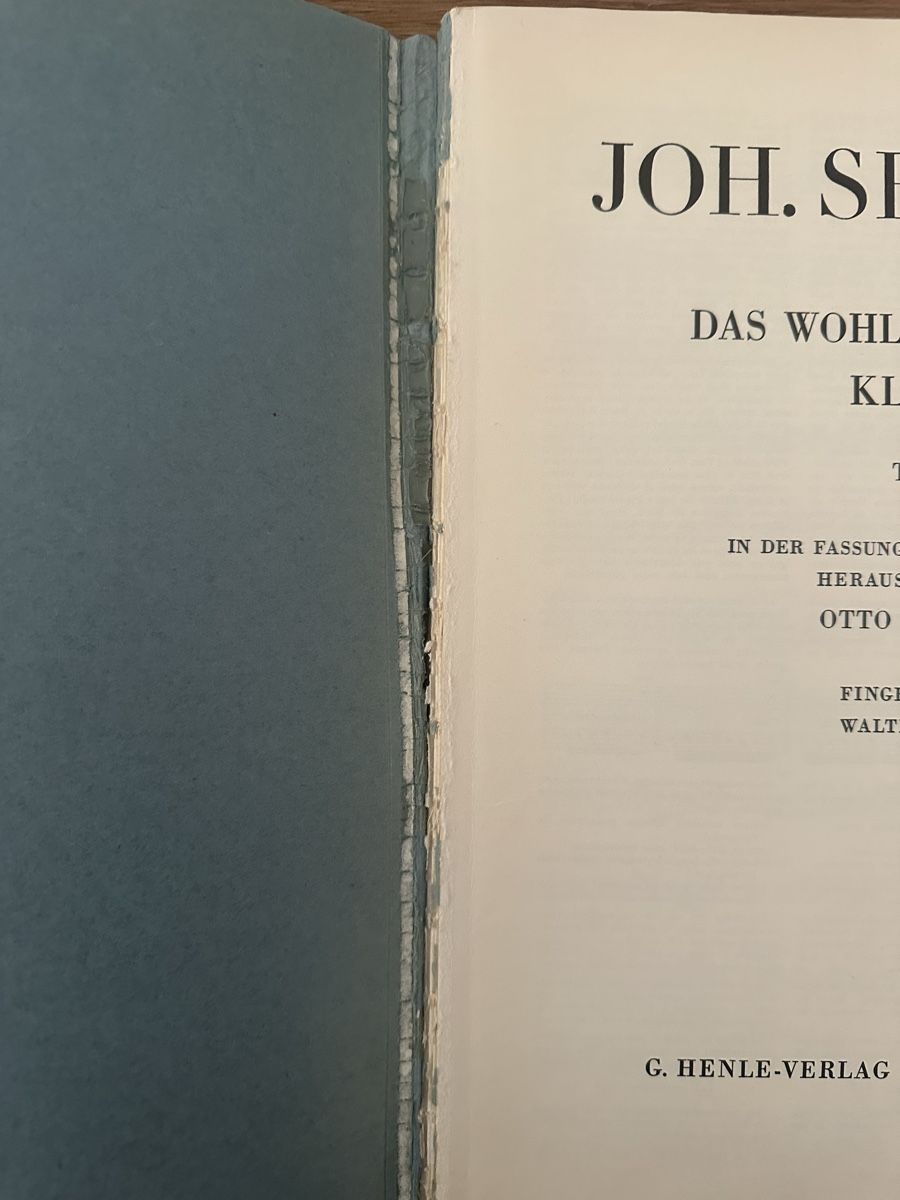 Libri: J.S. Bach Das Wohltemperierte Klavier Teil II Noten – Usato da Aarwangen venduto da Wikipr 2