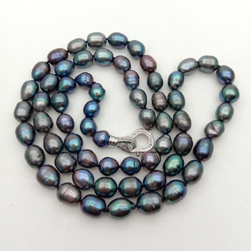 Ketten: Lua 90 cm schwarz Perlen Kette Collier Style Echt Perle Noir – Neu (gemäss Beschreibung) aus Prilly von ilyria73 2