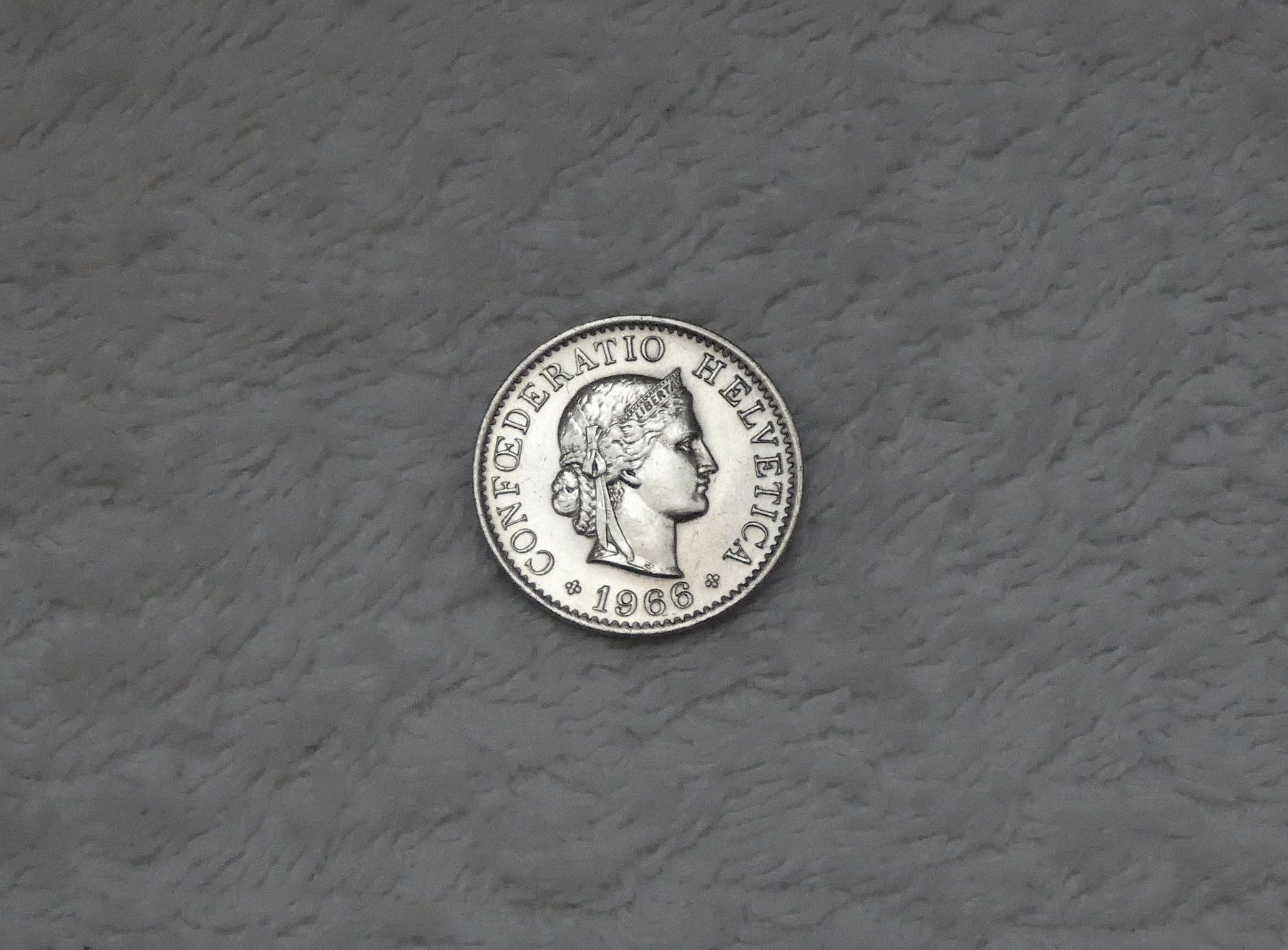 Tutti le monete: 5 centimes/rappen 1966 – Usato da Nyon venduto da Ilmi09