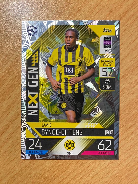 Panini Card Next Gen Jamie Binom - Gittens BVB | Kaufen Auf Ricardo