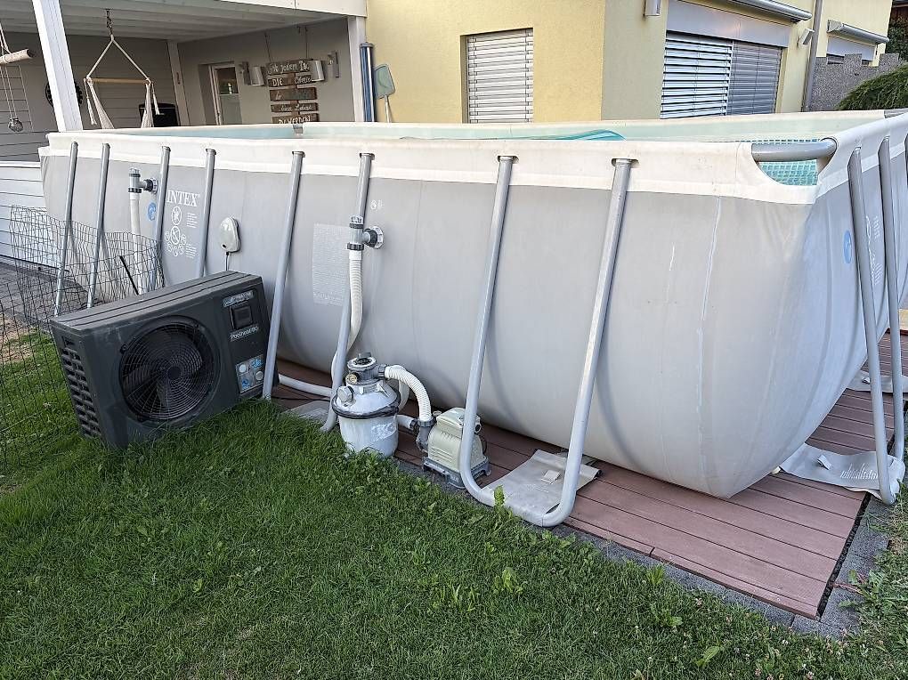 Intex Schwimmbad: Grosser Intex Pool mit WP – Gebraucht aus Sarmenstorf von Tinkao10 2