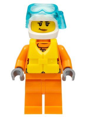 Lego Kit di costruzioni: Lego  Küste  Wache(cty0826)seltene Figur – Usato da Basel venduto da Swi-7621