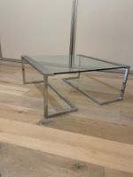 Beistelltisch Glas Chrom Design modern guter Zustand