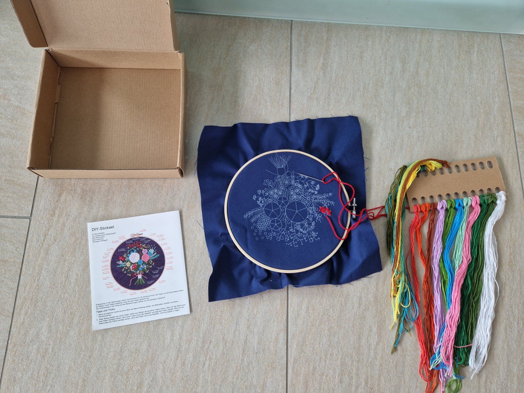 Kit bricolage: DIY Stickset Sticken Basteln Handarbeit – Usato da Beinwil am See venduto da remagaut5712