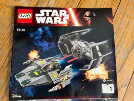 LEGO STAR WARS 75150 Vader's TIE Advanced vs. A-wing Fighter