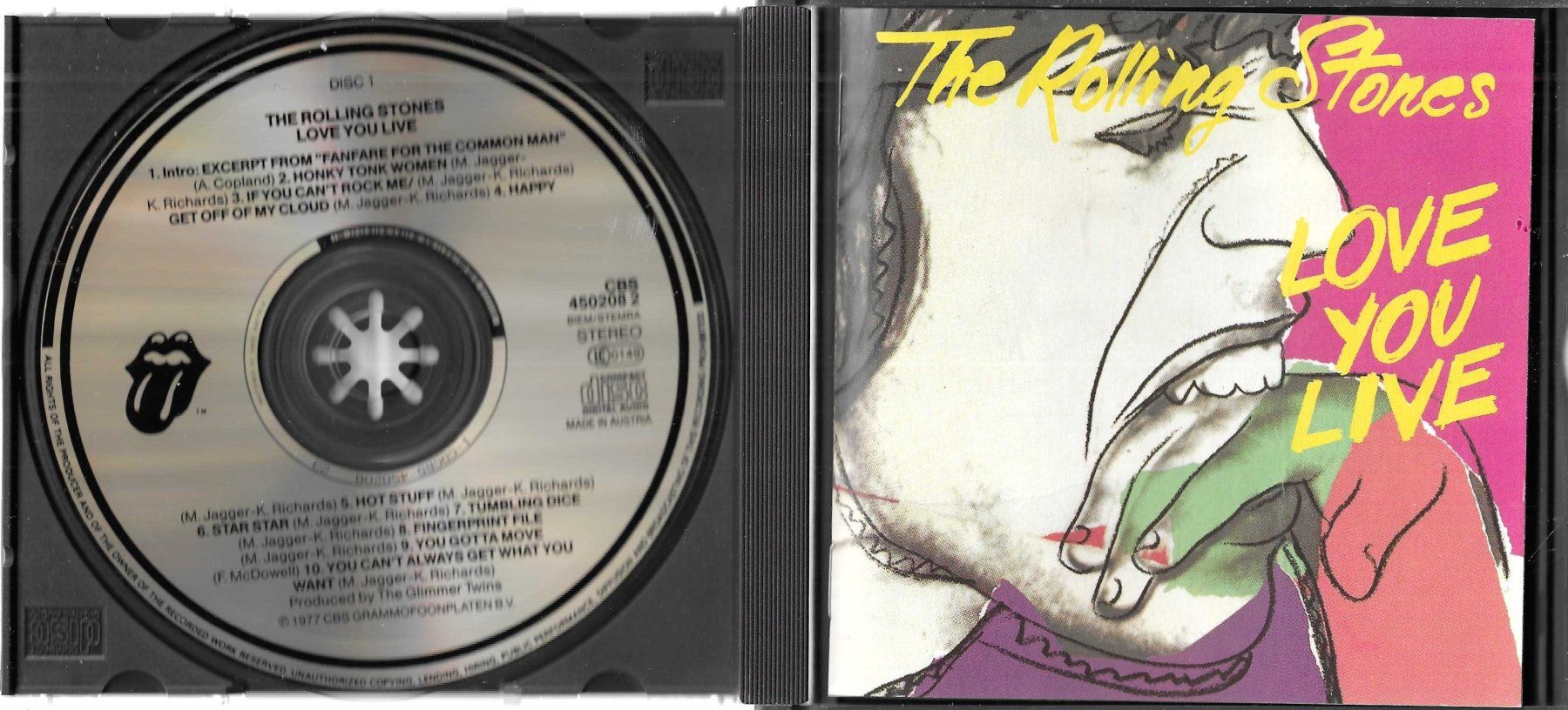 CD: The Rolling Stones 2CD's Box - Love You Live – Usato da Savagnier venduto da Ne2065 2