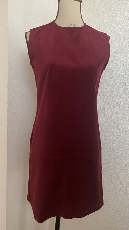 Robe Longue Vintage Ann Taylor En Velours Noir Sans Manches - Taille 6 - Rayonne/soie - Idéale Soirée Formelle