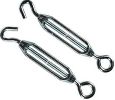 2 Stück Spannhaken + Öse 1/4" 2-teilig