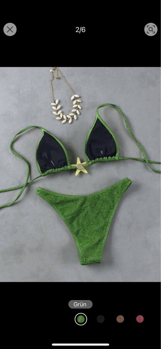 Shein Badekleider & Bikinis: Grüner Shein Bikini mit Seestern Gr. S – Neu und originalverpackt aus Arbon von llaauraa 1