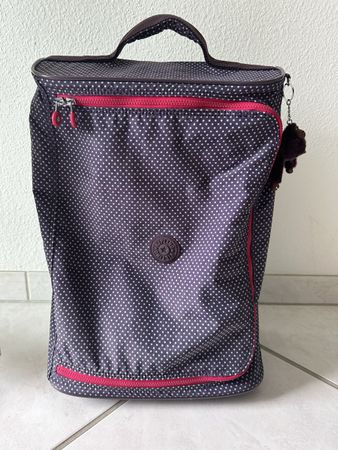 Gebrauchter Kipling “Teagen” in Violett und Polka dots