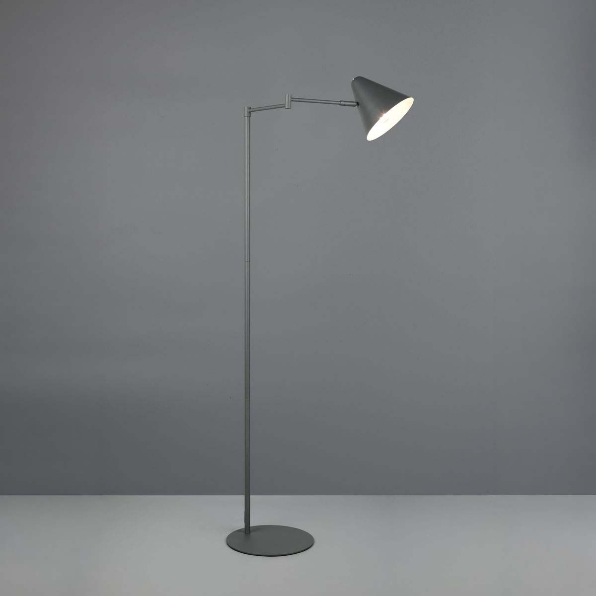 Lampade: Stehleuchte, Anthrazit, 127 cm Höhe – Nuovo (secondo la descrizione) da Kreuzlingen venduto da Smart-Light 1