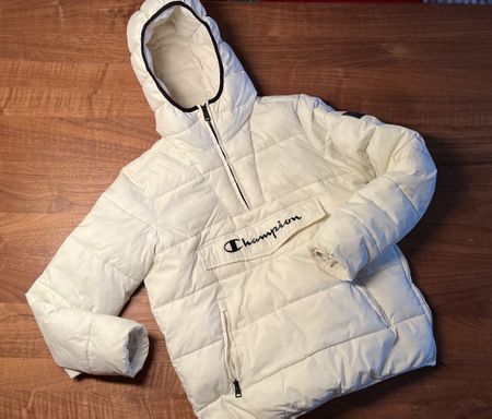 Champion Winterjacke, Offwhite, Grösse S - Neuwertig!