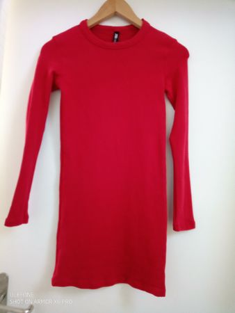 Zara Kleid, Rot, Grösse S, Langarm, Neuwertig!