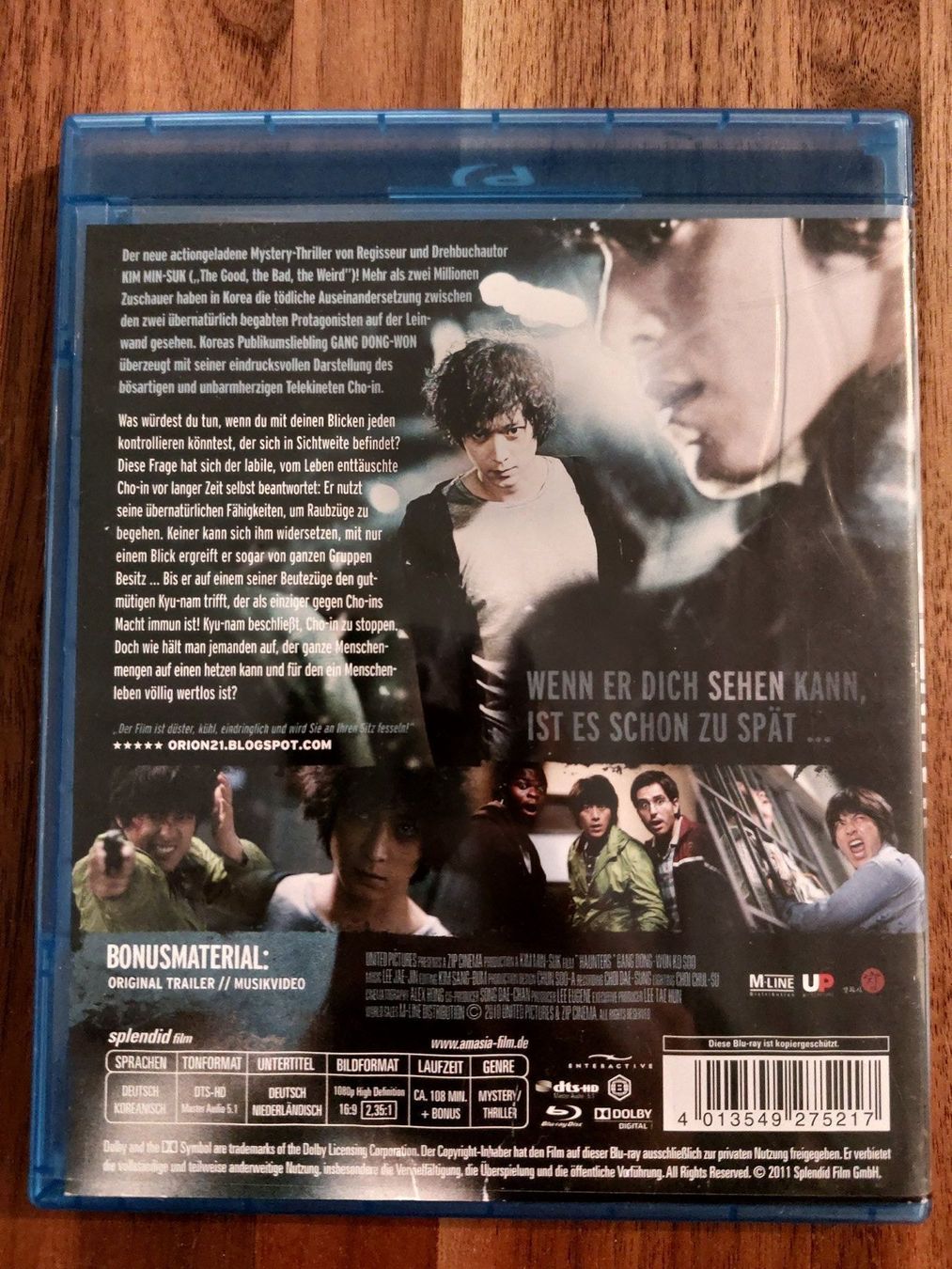 Alle DVDs: Blu Ray - Haunters – Gebraucht aus Rheinfelden von FilmAuktion 1