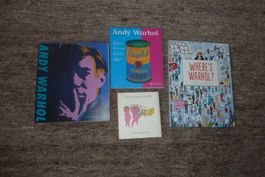 Andy Warhol, Lot von 5 Büchern