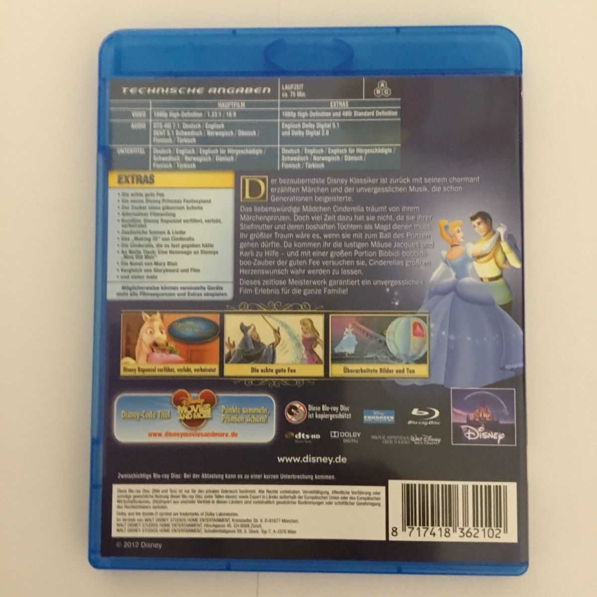 Alle DVDs: Cinderella Blu Ray – Neu (gemäss Beschreibung) aus Blauen von Stella66 1