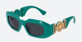 Versace Sonnenbrille Grün Gold Neu Medusa Biggi