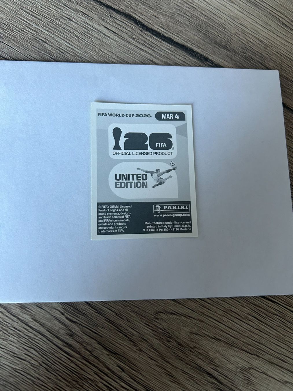 Panini Carte collezionabili: Panini FIFA World Cup 2026 - MAR 4 – Usato da Zumikon venduto da meter03 1