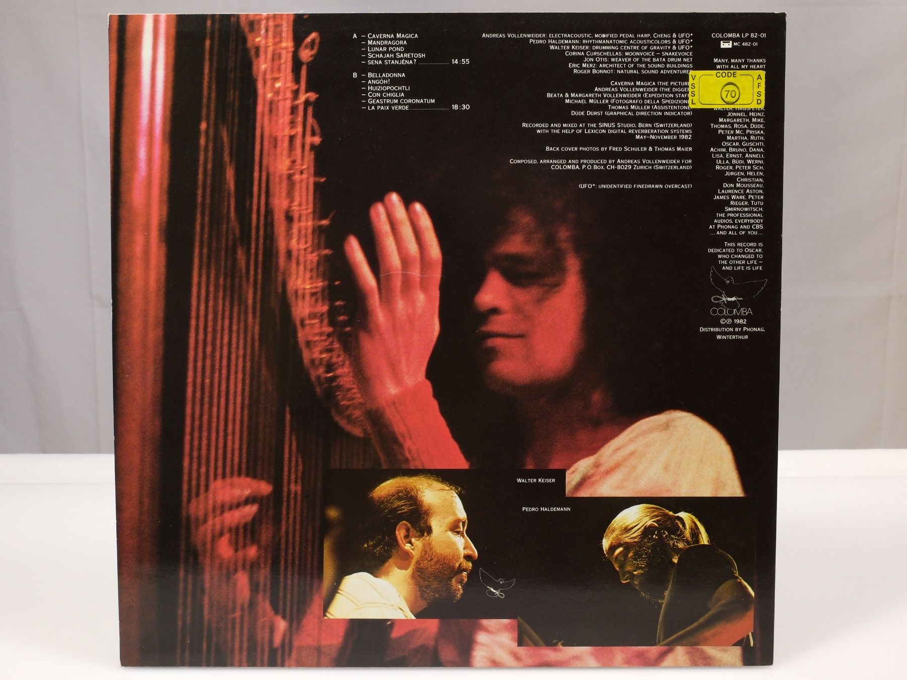 Dischi in vinile: ANDREAS VOLLENWEIDER - Caverna Magica, 1982, LP Vinyl – Usato da Lobsigen venduto da Markus_Haenggi_Bern 1
