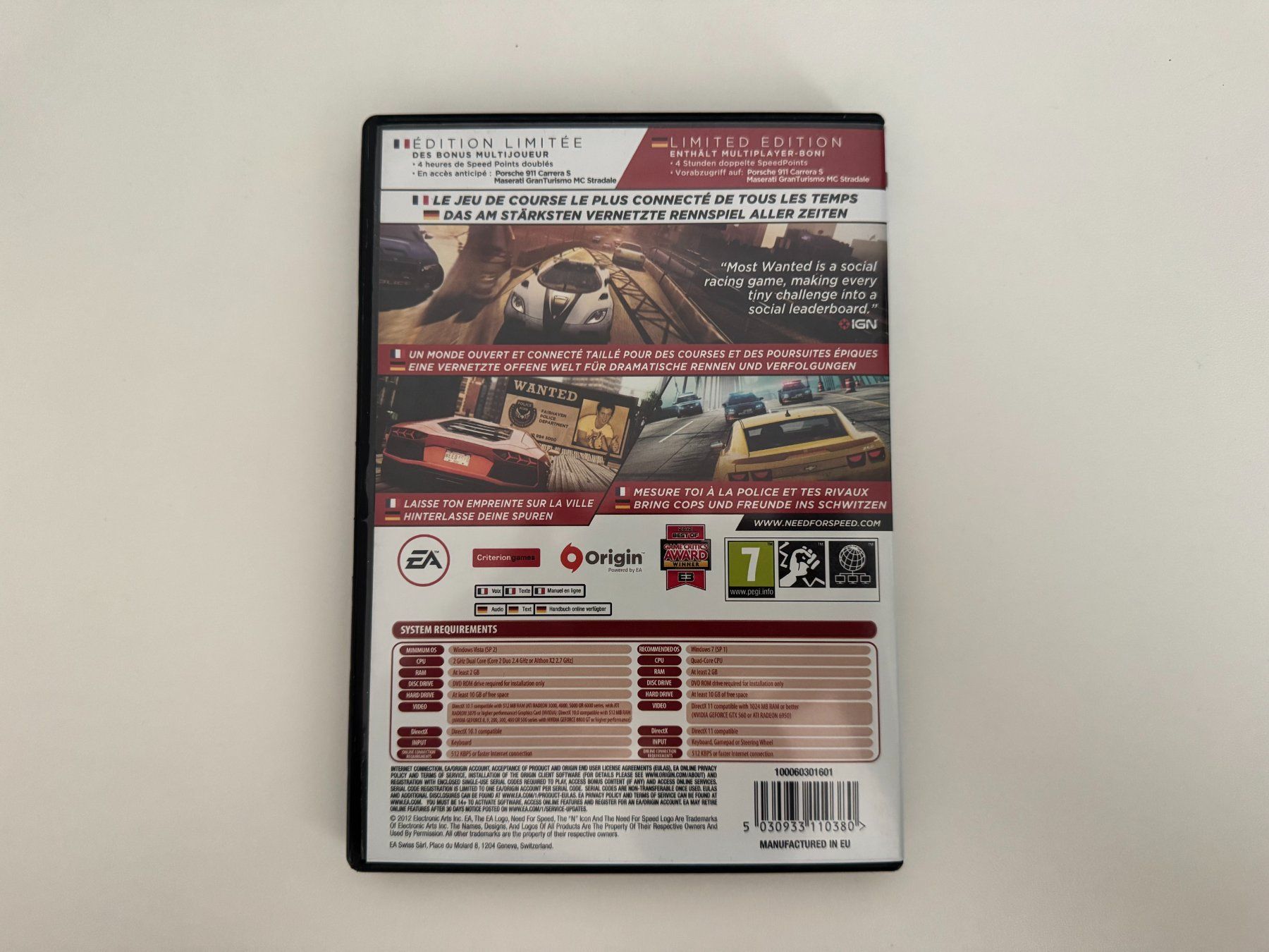Microsoft Giochi: Need for Speed: Most Wanted, PC Games – Nuovo (secondo la descrizione) da Couvet venduto da nay_prh5 2
