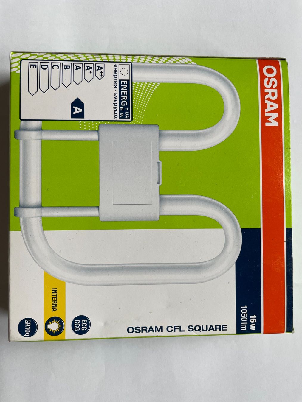 Osram Lampade: OSRAM 2D Schmetterlingslampe CFL SQARE 16W – Nuovo e nell'imballaggio originale da Langenthal venduto da dr_m2