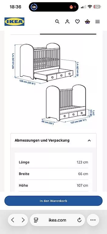 Letti: Ikea Gonatt Kinderbett – Usato da Muttenz venduto da emyvogel 2