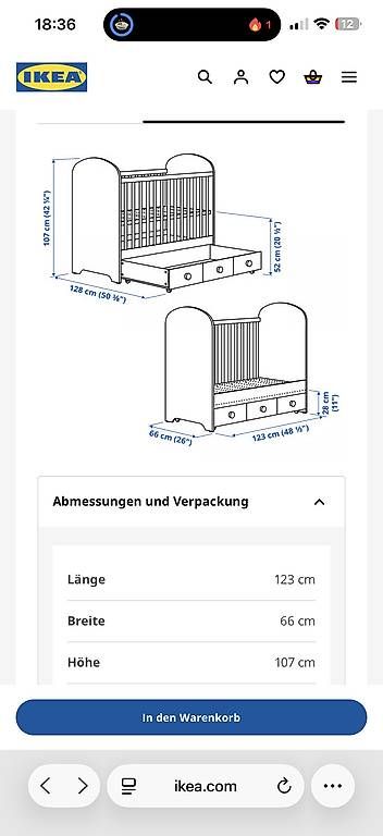 Betten: Kinderbett Ikea Gonatt – Gebraucht aus Muttenz von emyvogel 2