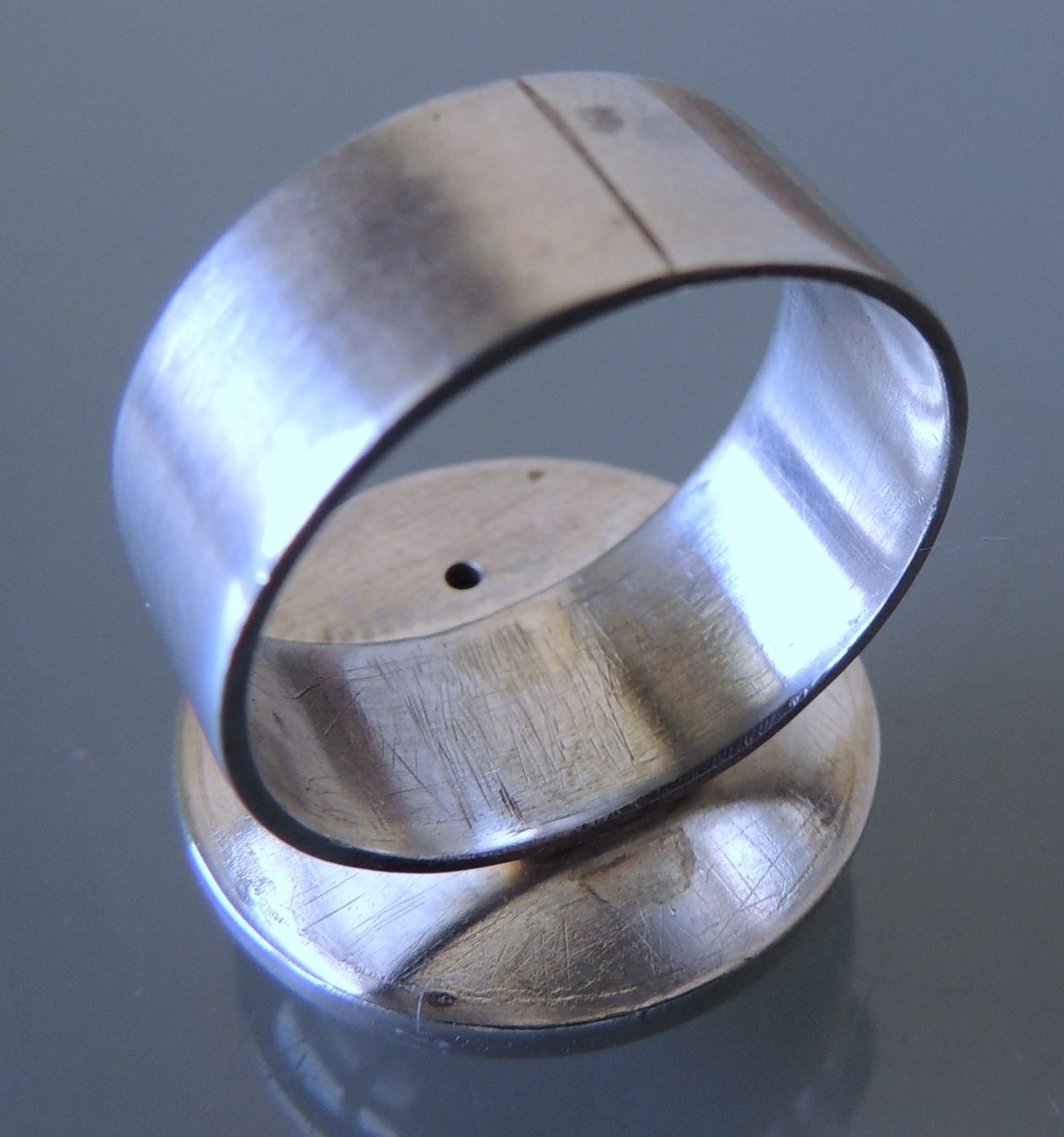 Anelli: Silber 835 Hämatit Fingerring Gr. 61 – Usato da Waldenburg venduto da schaller707 4