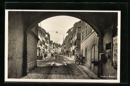 Stein a. Rhein, Strassenansicht vom Durc