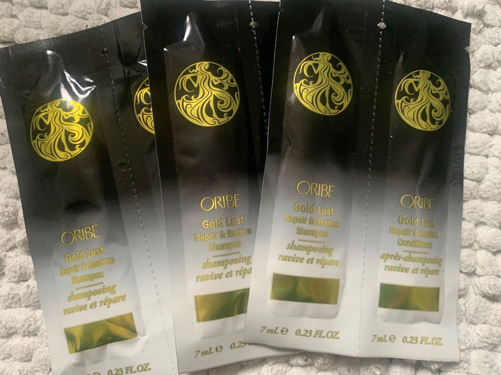 ORIBE Gold Lust Shampoo & Gold Lust Conditioner 3Sample,42ml (Neu und ...