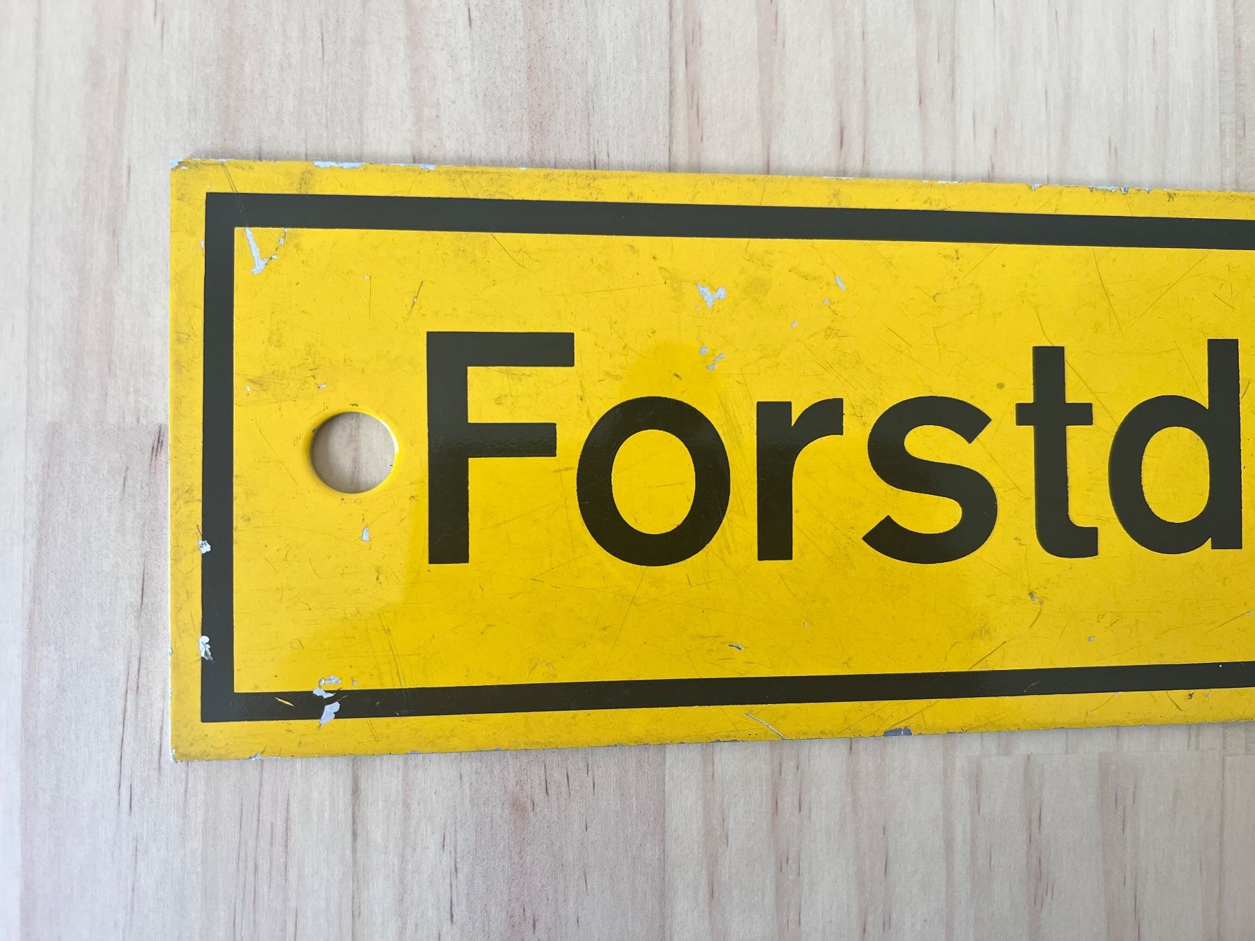 Schilder: Aluschild Forstdienst – Gebraucht aus Münchenbuchsee von Volver64 1