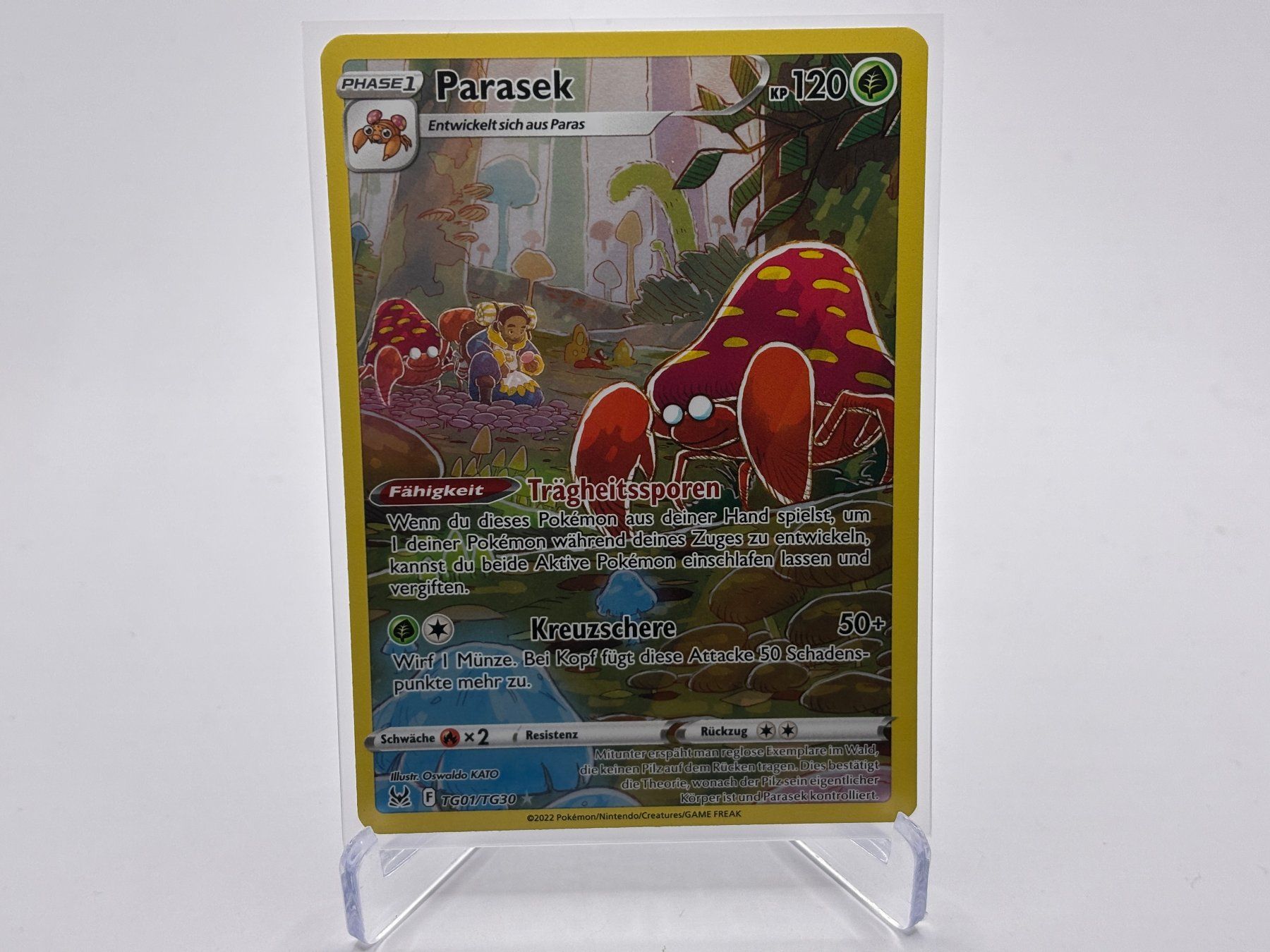 Pokémon Cartes à collectionner: Verlorener Ursprung - Parasect  (LOR TG01) - DE – Neuf (Voir description) à Allschwil par Bullach