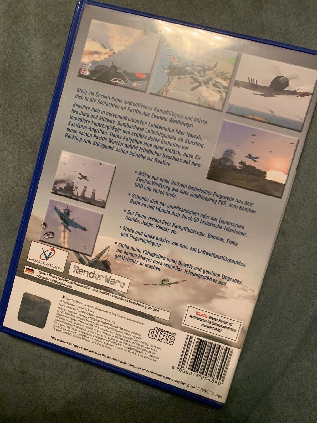 Giochi: Pacific Warriors 2 PS2 Game – Usato da Schaffhausen venduto da raphael_95 1
