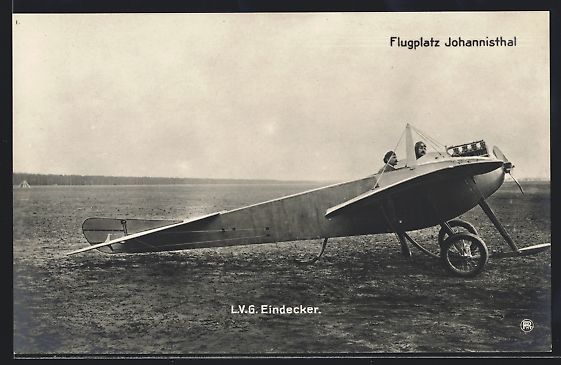 Foto & Poster: Johannisthal, Flugplatz, Flugzeug LVG Ei – Usato da Berlin venduto da bartko-reher