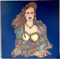 Eva-Marie Loesgen  - Akrylbild mit Strass original
