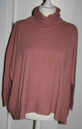 Pullover Rollkragenpullover altrosa Gr. XXL