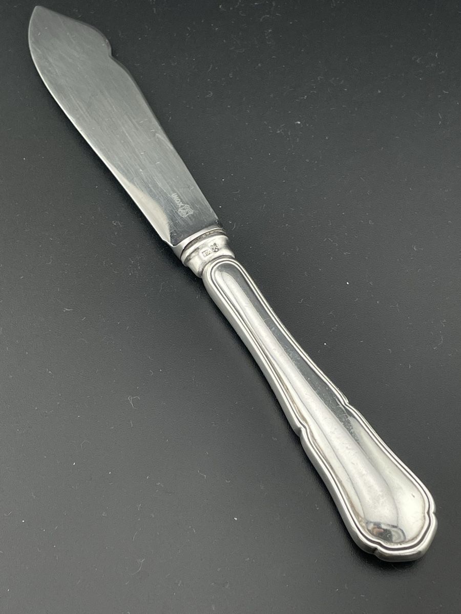 Jezler Coltelli da cucina: Jezler Régence - Silber 800 - Käsemesser – Usato da Genève venduto da PepitesdAlor