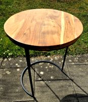 Beistelltisch Couchtisch Massivholz Pflanztisch  Tisch rund