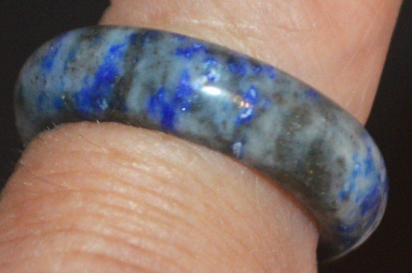Ringe: Stein Ring L-4617 – Lapislazuli - 17mm Innendurchmesser – Neu und originalverpackt aus Goldiwil (Thun) von han_v5b7 2