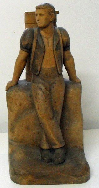 Sculptures & Statues: HUGGLER. Schnitzer Schule Brienz / Senn – D'occasion à Basel par basilisk04 1
