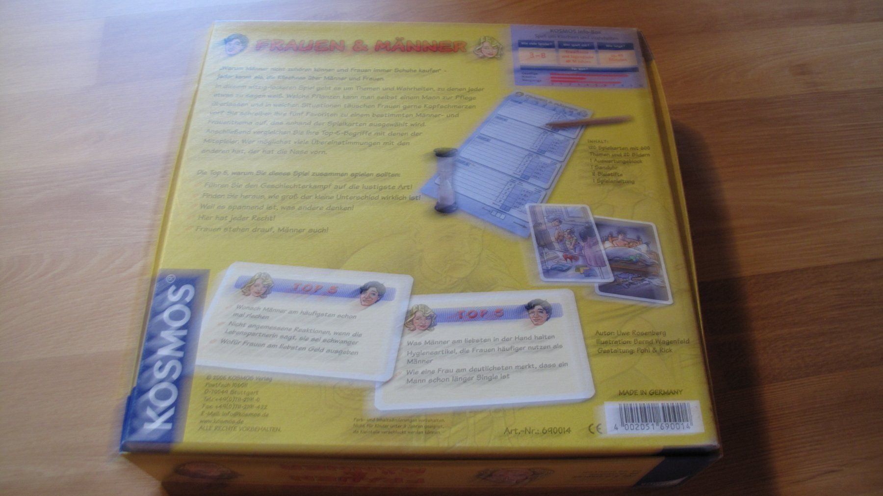 Giochi: Frauen & Männer (Uwe Rosenberg) – Usato da Berg TG venduto da Volker-Kampfgarten 1