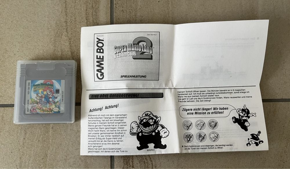 Notice Super Mario Land sur Game Boy occasion - Retro Game Place
